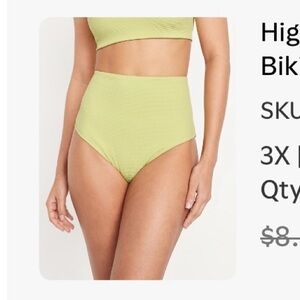 Old navy High-Waisted Bikini Bottom